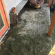 After. Still needs swept up from all the cedar leaves, but the chipper took care of the bulk of it.
